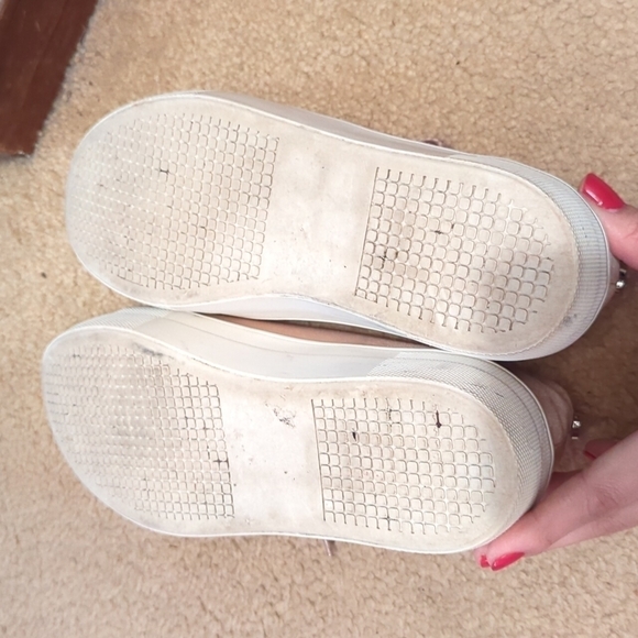 Steve Madden Greyla Satin Pink Platform Sneakers Size 7.5 - Picture 9 of 11